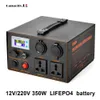 12V Lifepo4 Akkupack 30AH Inverter Akku 60AH 50AH AC220V 350W Outdoor RV Motor Ersatzbatterie