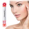 Eye Massager EMS Electric Face Massagers RF Anti Wrinkle Skin Firming Tool Vibrator Heat Beauty Cream Applicator 231113