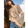 Damestruien Orgypsy Boho Lange mouw Pullover Trui voor dames Herfst Winter Warm Bandage Chic Kwastje Zigeuner Gebreid Etnisch