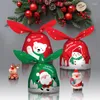 Emballage cadeau Oreilles de Noël Sac en plastique Dessin animé Dessert Cuisson Emballage Flocon de neige Crisp Nougat