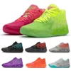 مع Box Lamelo Ball 1 MB.01 أحذية كرة السلة SHOEKER Black Buzz City LO UFO ليس من هنا City Rick Rock Ridge R