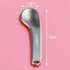 Factory Cucchiai Spatola cosmetica curva Scoop Maschera per trucco Spatole Cucchiaio per crema viso per miscelare e campionare (oro rosa/argento/oro)