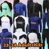 23/24 CFC Futebol Tracksuits CAICEDO STERLING DISASI CUCURELLA CHUKWUEMEKA Mudryk CHILWELL 2023 2024 Tracksuits Hoodie Jaqueta Adulto Homens Kit Kit Camisas de Futebol