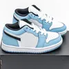 2023 Jumpman 1 Basketbal Kid Schoenen Voor Jongens Meisjes Kinderen Peuter Gefokt Sport Trainer Obsidian Jeugd Kinderen Atletische Outdoor Sneaker Maat 24-35