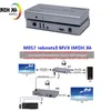 Freeshipping HD-MI KVM Extender USB Myszka/Klawiatura Wydłużenie 120m przez Cat/RJ45/LAN/UTP Kabel sieciowy IR TX/RX 35 mm R/L Audio Ou Xjin