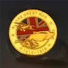 Other Arts and Crafts Gold Plated The Great War Commemorative Coin Art Collection Colored Collectible