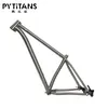 titanium bike frame mtb bike frame ti alloy gr9 grade with seatpost 31.6 stem and handle bar clamp bike