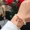 Designer parelketting armband roségouden diamanten hanglamp luxe