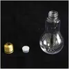 Water Bottles Wholesale Led Light Bb Water Bottle Plastic Milk Juice Disposable Leak-Proof Drink Cup With Lid Creative Drinkware Drop Dhak4