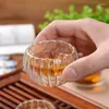 Wine Glasses 6/4/2PC Double Wall Glass Cup Transparent Handmade Heat Resistant Beer Tea Drink Kungfu Teacup MINI Whisky Espresso Coffee