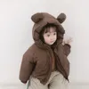 ダウンコート冬のジャケットキッズガールズ服の子供たちのダウンジャケットボーイファッションのための韓国の肥厚温かいフード付きアウトウェアコート1-5年231113