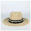 Wide Brim Hats Fashion 9 Stlye Bohemia Summer Women Travel Beach Sun Hat Elegant Lady Raffia Straw Panama Sunbonnet Sunhat