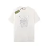 T-shirt da uomo firmate Camicie GU estive Magliette di marca di lusso Uomo Donna Manica corta Hip Hop Streetwear Top T-shirt Pantaloncini Abbigliamento Abbigliamento G-2 Taglia XS-XL