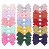 Hair Accessories 10PCS Baby Girls Clips Fully Lined Non Slip For Infant Fine Bows Barrettes Toddlers Kids Children In Pairs