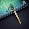 Keychains Attack on Titan Keychain Eren Sword Key Chain Keyring for Men Women Women Anime Accessories Car Ring