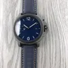 Paneri watch luxury masque automatique designer mécanique clempory watch style sport 44 mm blue cadran en cuir watches