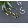 Boucles d'oreilles pendantes Colusiwei Collection 925 en argent Sterling géométrique Simple Cube goutte pour femmes bijoux carrés
