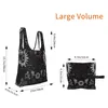 Shopping Bags Supernatural Symbols Women's Casual Shoulder Bag Large Capacity Tote Portable Storage Foldable Handbags