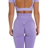 Yoga -outfits nvgtn gespikkelde scrunch naadloze leggings vrouwen zachte workout panty's fitness broek sportschool dragen 230506