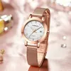 Montres-bracelets 2023 CRRJU Japon Mouvement Femmes Montres Top Charm Rose Gold Dames Montre-Bracelet Étanche Date Quartz Fille Horloge