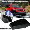 New Abs Liftgate Glass Hinge Cover Black for Jeep Wrangler Jk 2007-2018 68140033aa 1pc