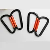 Caribeener Carabiner Clip Black Carabiner podwójny nit D klamra kształtu - breloki, kemping, akcesoria turystyczne, karabinki do blokowania smyczy dla psa, uprząż, huśtawka jogi, siłownia