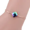 Charm armband neefuwofu crystal sten rep bohemia madera pulseira estrela cinco pontas justerbara perles