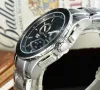 2022 men's luxury waterproof wristwatch men's timing multi-functional non-embroidered steel strap wristwatch calendar bu2058