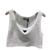 Kurzärmliges Sportbekleidungsset für Männer und Frauen des neuen Luxusdesigners Shirt Family Simple White Strap Tank Women 2023 Summer New Sporty Sleeveless T-Shirt Short Top