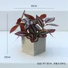 Decorativa Flowers Simulação Planta Sala de estar Decoração de casa Criativa Desktop Small em vaso de verde falso