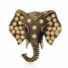 Brooches Pins Deal Fashion Vintage Elephant Rhinestone Brooch Jewelry Broche Cute Animal For Women Roya22