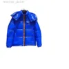 디자이너 Monclee Three Color Ribbon Down Jacket Monclears Coat 남자 짧은 두꺼운 패션 칩 2024와 함께 3 개의 표준