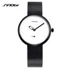 2023 SINOBI женские часы серебристый лучший бренд модные креативные женские кварцевые часы с циферблатом Reloj Mujer Mesh Hour
