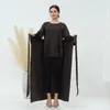 Ethnische Kleidung Mode Türkei Sets 2 Stück Langarm Tops Wraps Röcke Ramadan Eid Muslimische Frauen Islamische Femme Jilbab Afrikanische Outfits