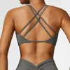 2024 Lu Lu Lemens Women Yoga الزي المثير لظهر الرياضة للملابس الداخلية زبداني ناعم V-Neckline Gym Bra Treasable الجاف الجاف تشغيل أعلى ملابس تمرين