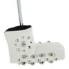 Autres produits de golf 1PC couvre-chef de golf universel noir/blanc couvre-chef de golf en cuir PU couvre-chef de golf à fermeture magnétique avec conception de rivet en métal 231113