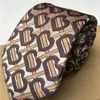 Carta masculina Silk Tie Moda Design de marca