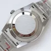 Q1自動機械式メンズウォッチ41mm sier防水すべてのステンレス鋼のリストバンドファッションデザイナー腕時計
