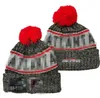 Falcons Beanies Atlanta Beanie Cap Wool Warm Sport Knit Hat Hockey North American Team Striped Sideline USA College Cuffed Pom Hats Men Women