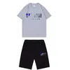 Herren Trainingsanzüge Sommer TRAPSTAR Briefdruck Kurzarm Shorts Männer Frauen T-Shirts Set Lose Sportbekleidung Anzug Trainingsanzug 2-teilige Kleidung 230413