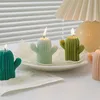 Ароматизированная свеча 1pc cactus candle romantic cute соевая восковая ароматерапия.