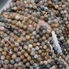 Löst ädelstenar naturlig enkel kvalitet pietersite fasetterade runda pärlor 6mm