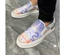 size 37-45 Blast street Men's Casual Shoes Printed totem Sneaker Flat Shoes First layer of cowhide Comfortable Sports Running Male Shoes men's Four seasons sneakers