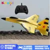 Aircraft Modle RC Plane SU35 FX620 24G With LED Lights Remote Control Flying Model Glider Airplane EPP Foam Toys For Children Gifts 231113