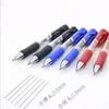 Ballpoint Pens Retractable Gel Set Blackredblue Ink Colored Pen 05mm Replaceable Refills Office school Supplies Stationery 231113