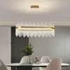 Avizeler yatak odası LED aydınlatma modern lüks taç altın nordic avize oturma odası yemek shandalier ışık