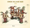 Modello pressofuso Ewok Village compatibile 10236 Star Series Costruttore Set Building Blocks per adulti Mattoni Giocattoli Bambini Regali di Natale 231110
