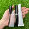 Parfümflasche 15 ml leere Mascara-Röhrchen schwarz weiß weicher Schlauch Squeeze Wimperncreme Fläschchen Flüssigkeitsflasche Kosmetikbehälter Custom 231113