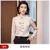 Frauen Blusen Hemd Frauen Professionelle Temperament 2023 Frühling Fashion Formal Langarm Chiffon Büro Damen Arbeiten Tops