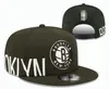 Brooklyn'Nets''Nall Caps 2023-24 unisex moda bawełniana baseball snapback menu kobiety słoneczne haft haftowy wiosna letnia czapka hurtowa a9